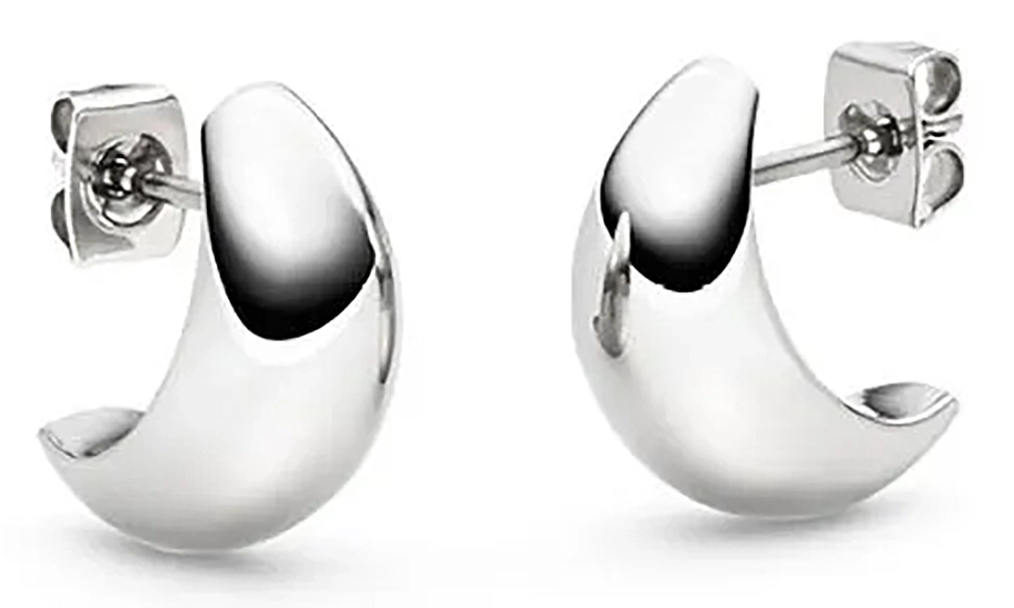 Ohrstecker aus Titan, mondförmig - Boccia Jewelry Modell: 05089-01