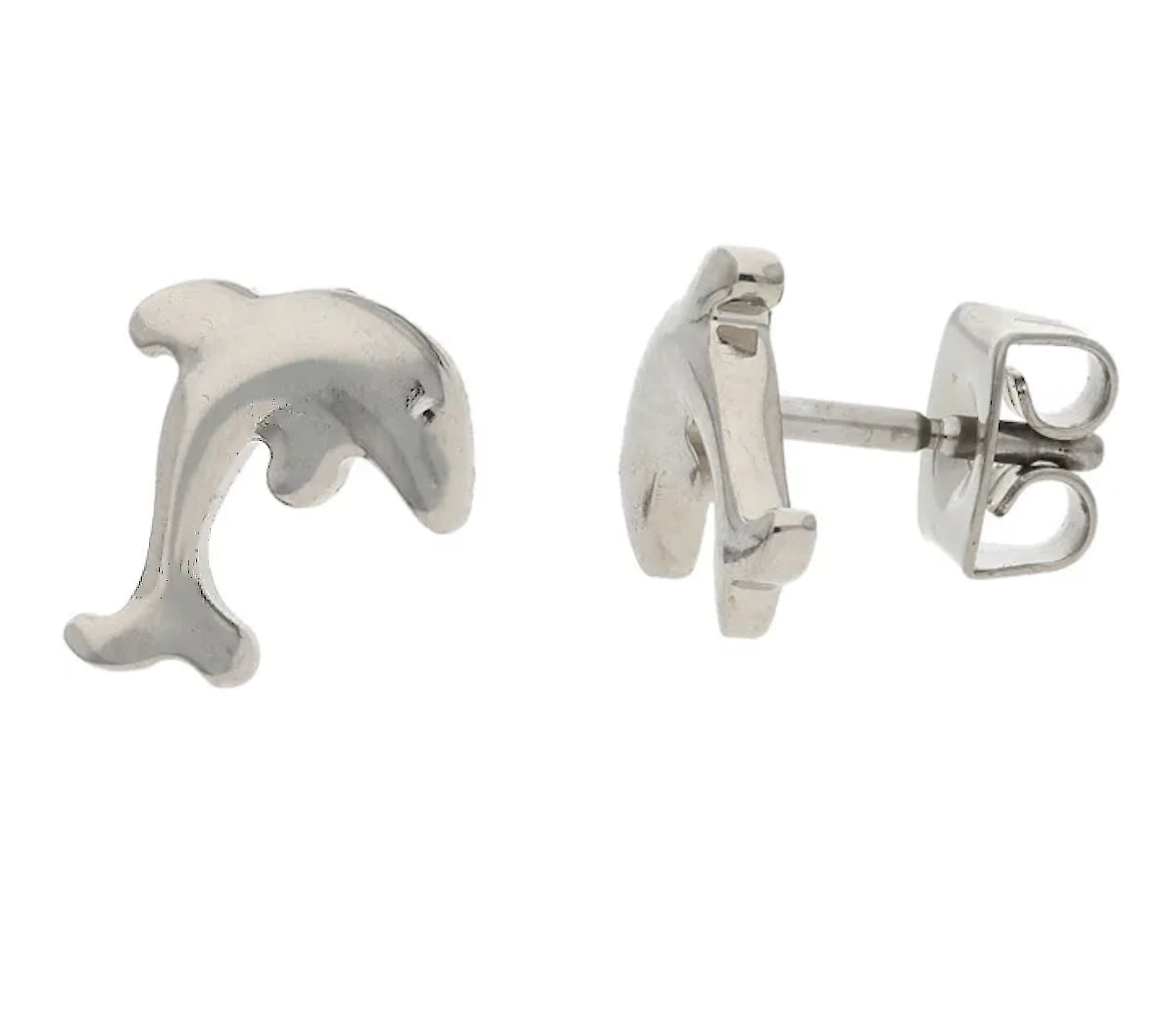 Ohrstecker aus Titan, Delphin - Boccia Jewelry Modell: 05090-01