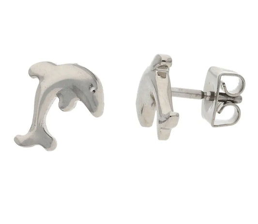 Ohrstecker aus Titan, Delphin - Boccia Jewelry Modell: 05090-01