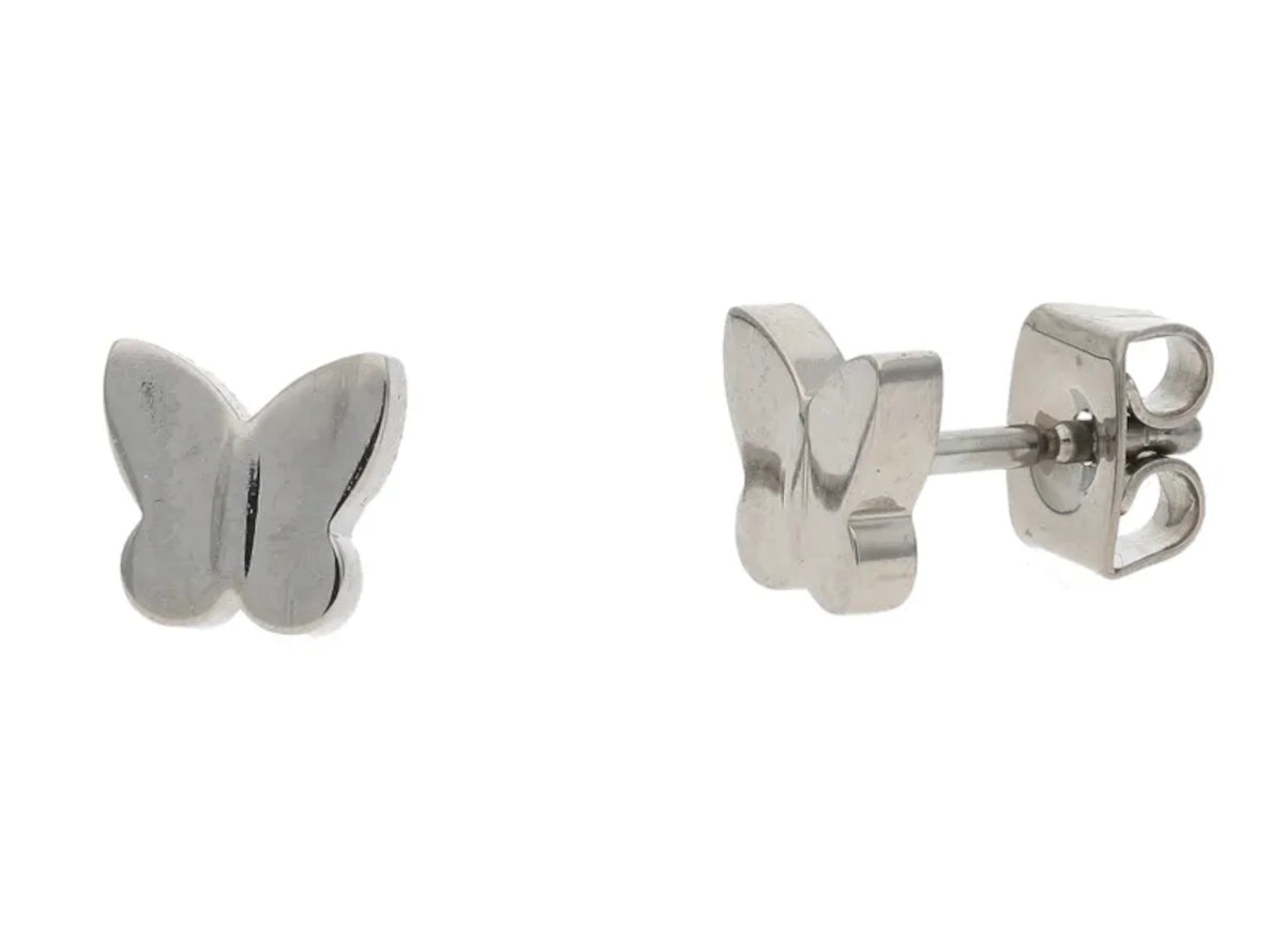 Ohrstecker aus Titan, Schmetterling - Boccia Jewelry Modell: 05091-01
