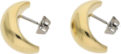 Ohrstecker aus Titan, mondförmig - Boccia Jewelry Modell: 05101-02