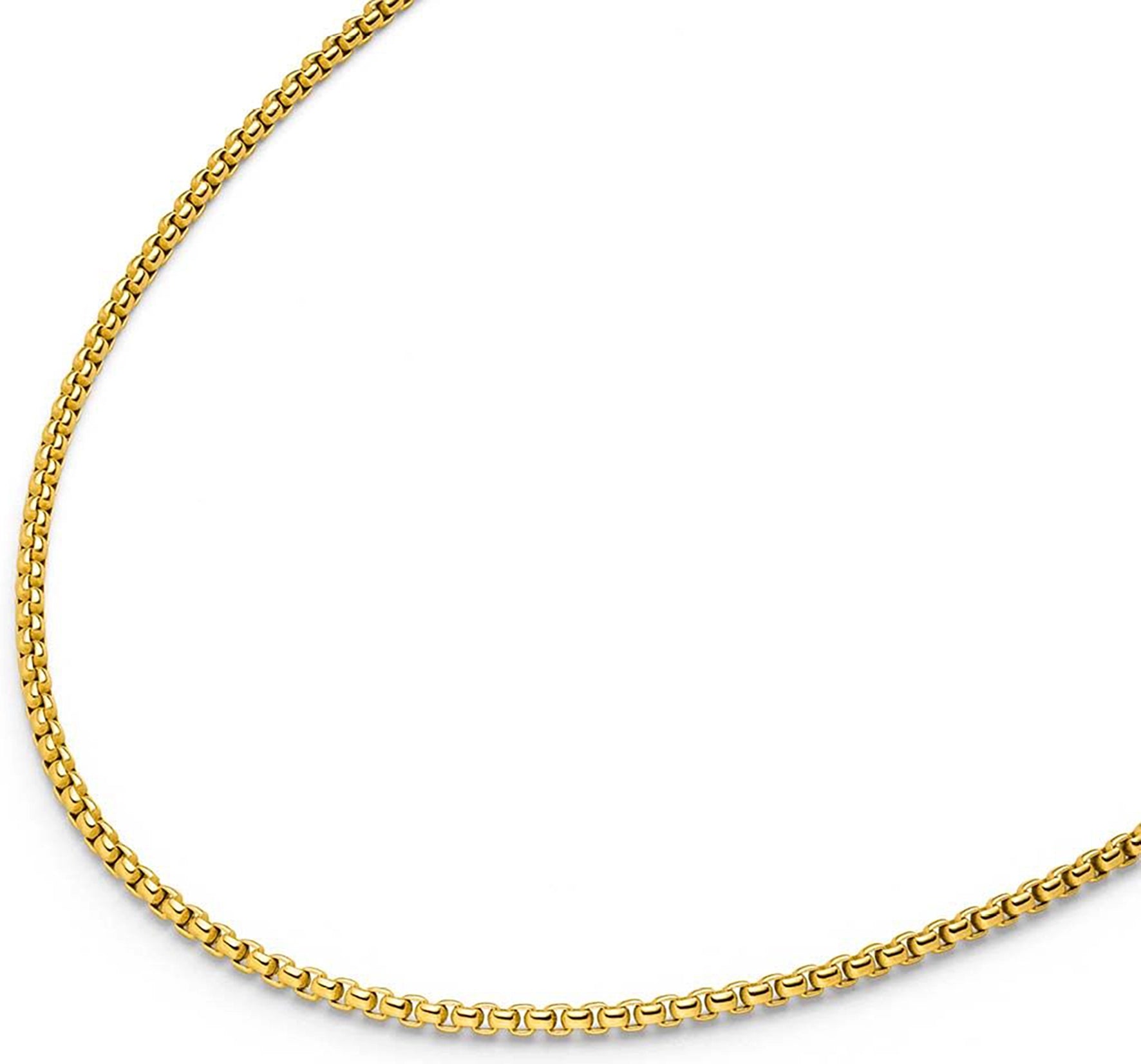 Halskette Titan Venezianerkette vergoldet Boccia Modell 08084-0250