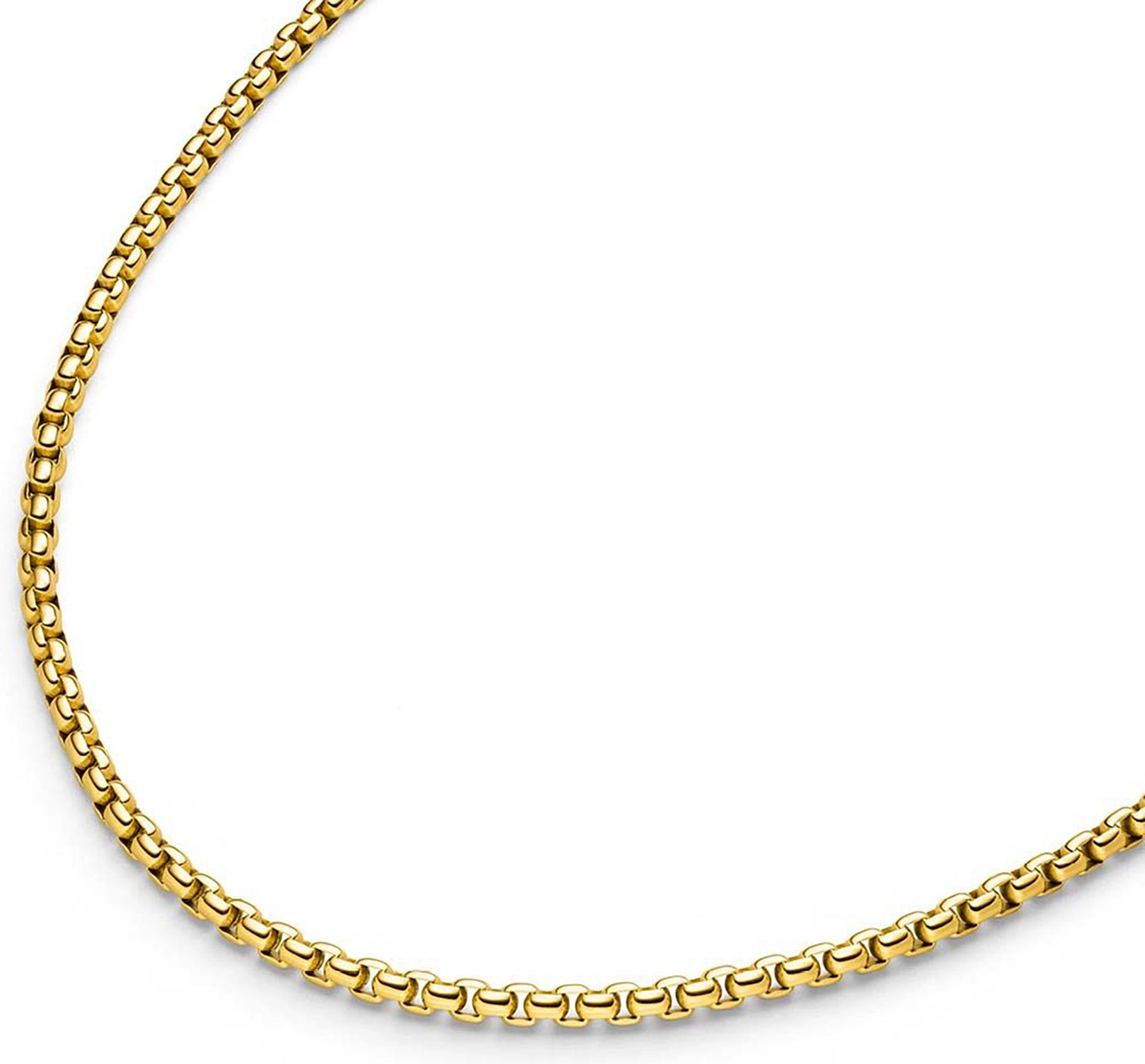 Halskette Titan Venezianerkette vergoldet Boccia Modell 080850250
