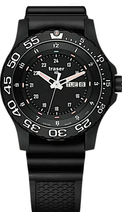 Traser P66 Elite Red 100378 Herrenuhr • Trigalight H3 • Swiss Made