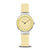 Bering Classic 10129-934 Damenuhr Goldfarben • Saphirglas • Weißes Silikonarmband, Bild 10