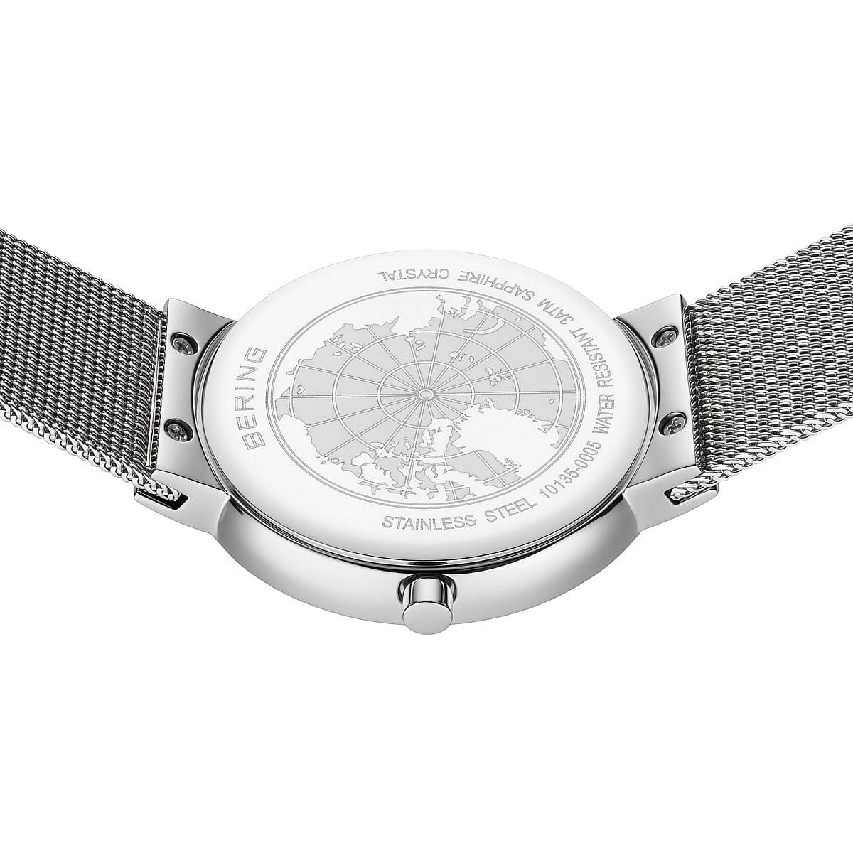Bering Classic 10135-0005 Damenuhr • Saphirglas • Milanaise