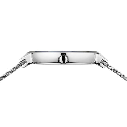 Bering Classic 10135-000 Damenuhr • Kratzfestes Saphirglas • Feines Milanaise-Armband