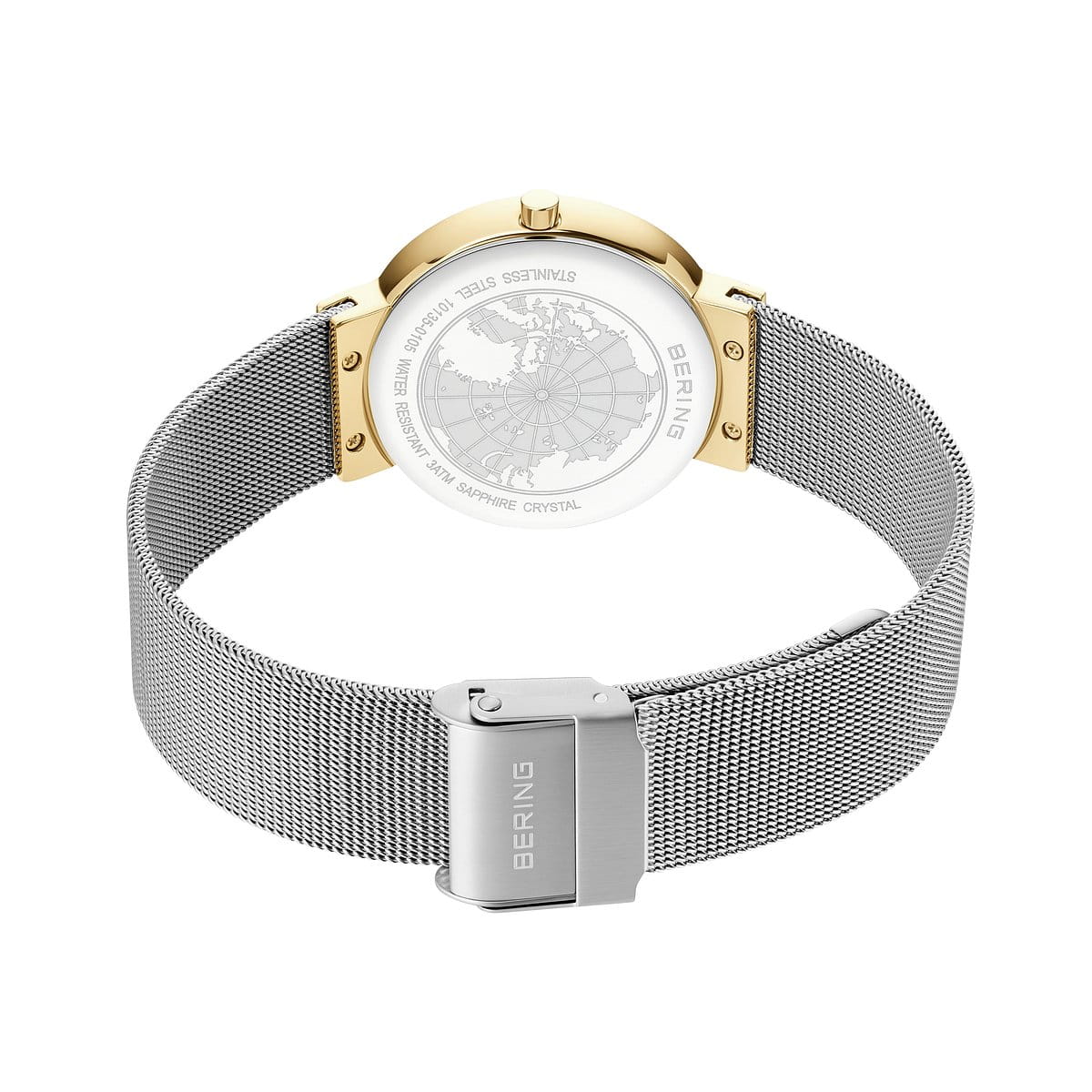 Bering Classic 10135-0105 Damenuhr • Saphirglas • Milanaise