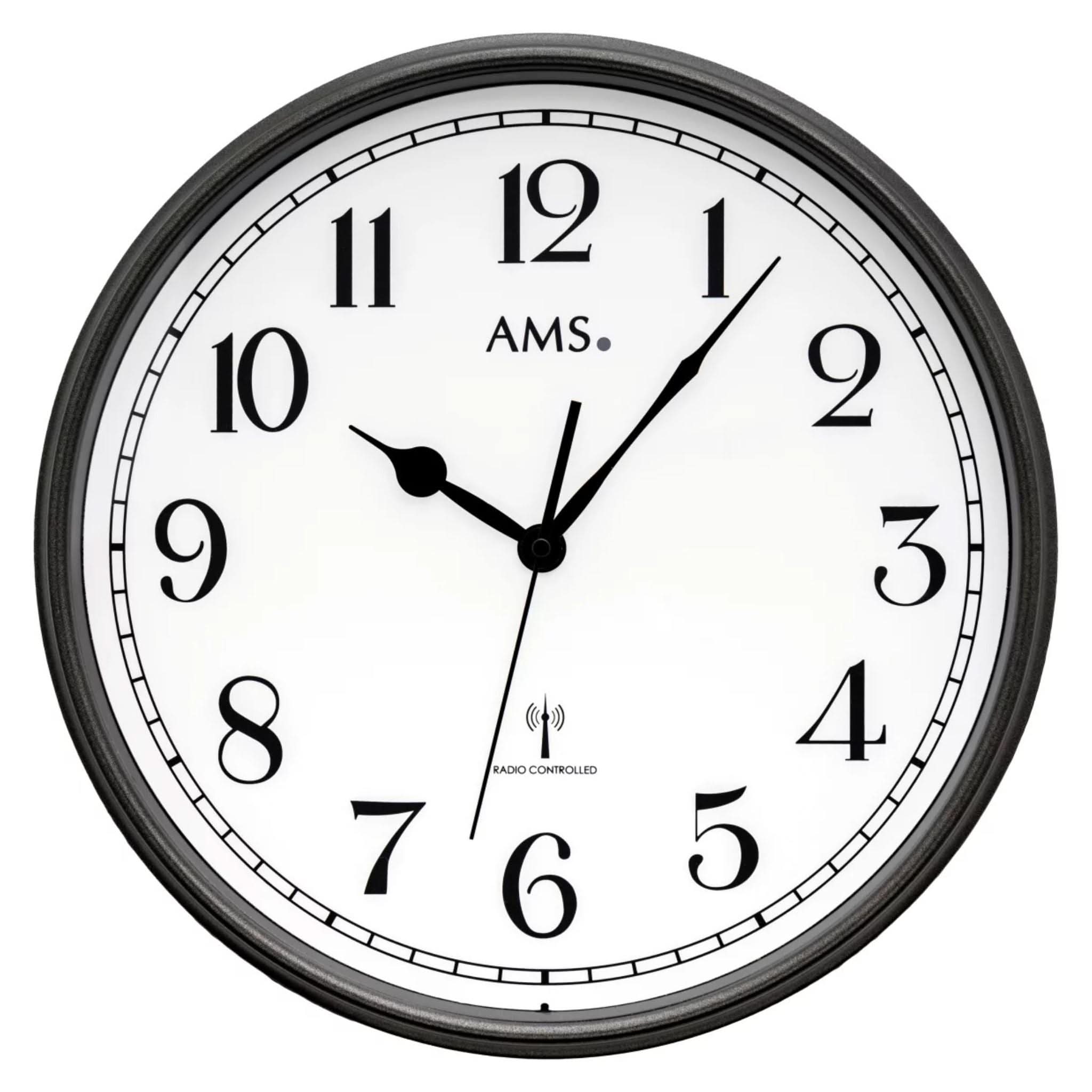 AMS Wanduhr • Hochwertige Verarbeitung • Zeitloses Design