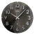 AMS Wanduhr 32 cm Ø Metall • Präzises Funkuhrwerk • Modernes Design