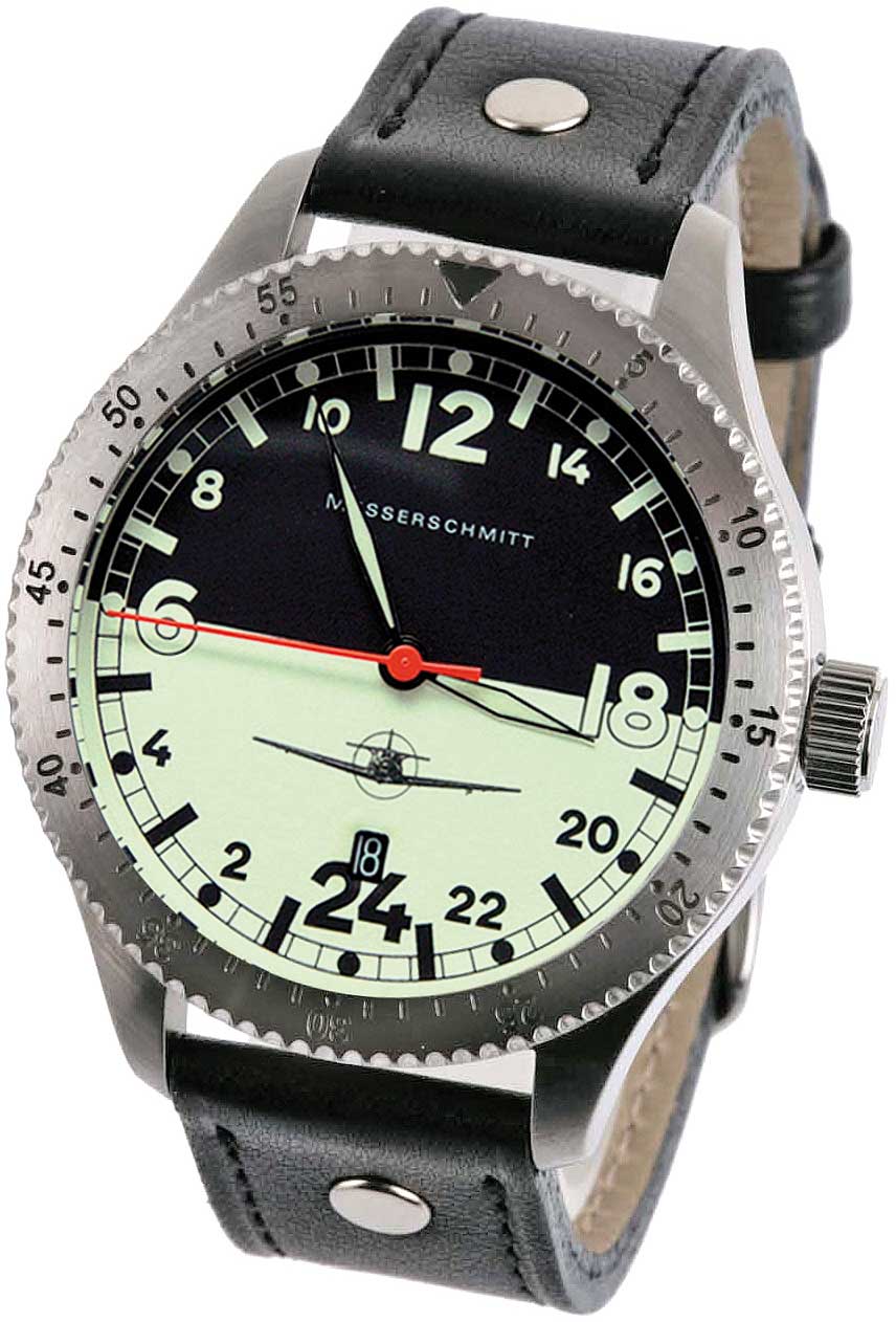 Messerschmitt ME108-80L Herren Uhr • Chronograph • Schweizer Quarzwerk