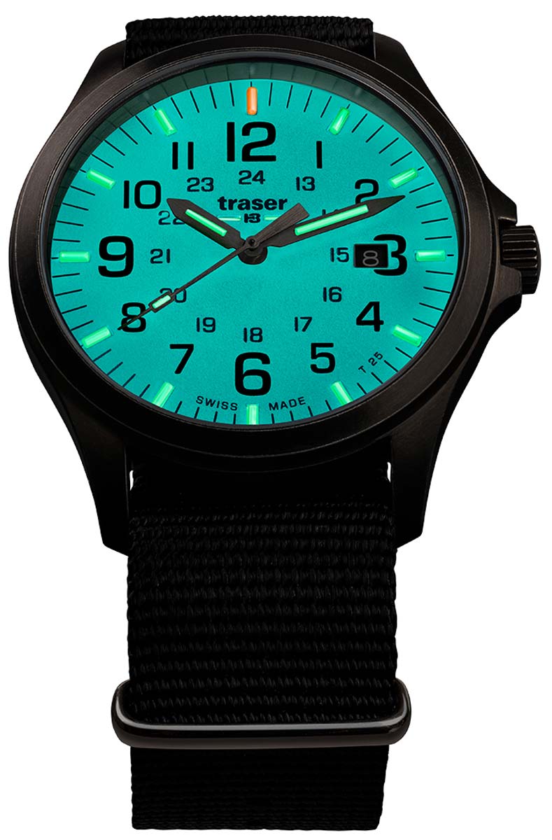 Traser P67 108647 Herrenuhr • H3-Tritium • Swiss Made