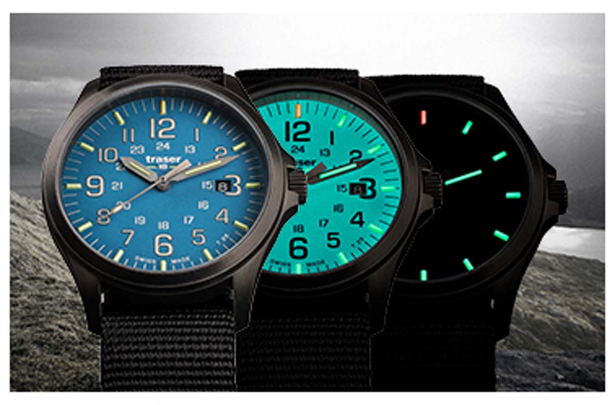 Traser P67 108647 Herrenuhr • H3-Tritium • Swiss Made
