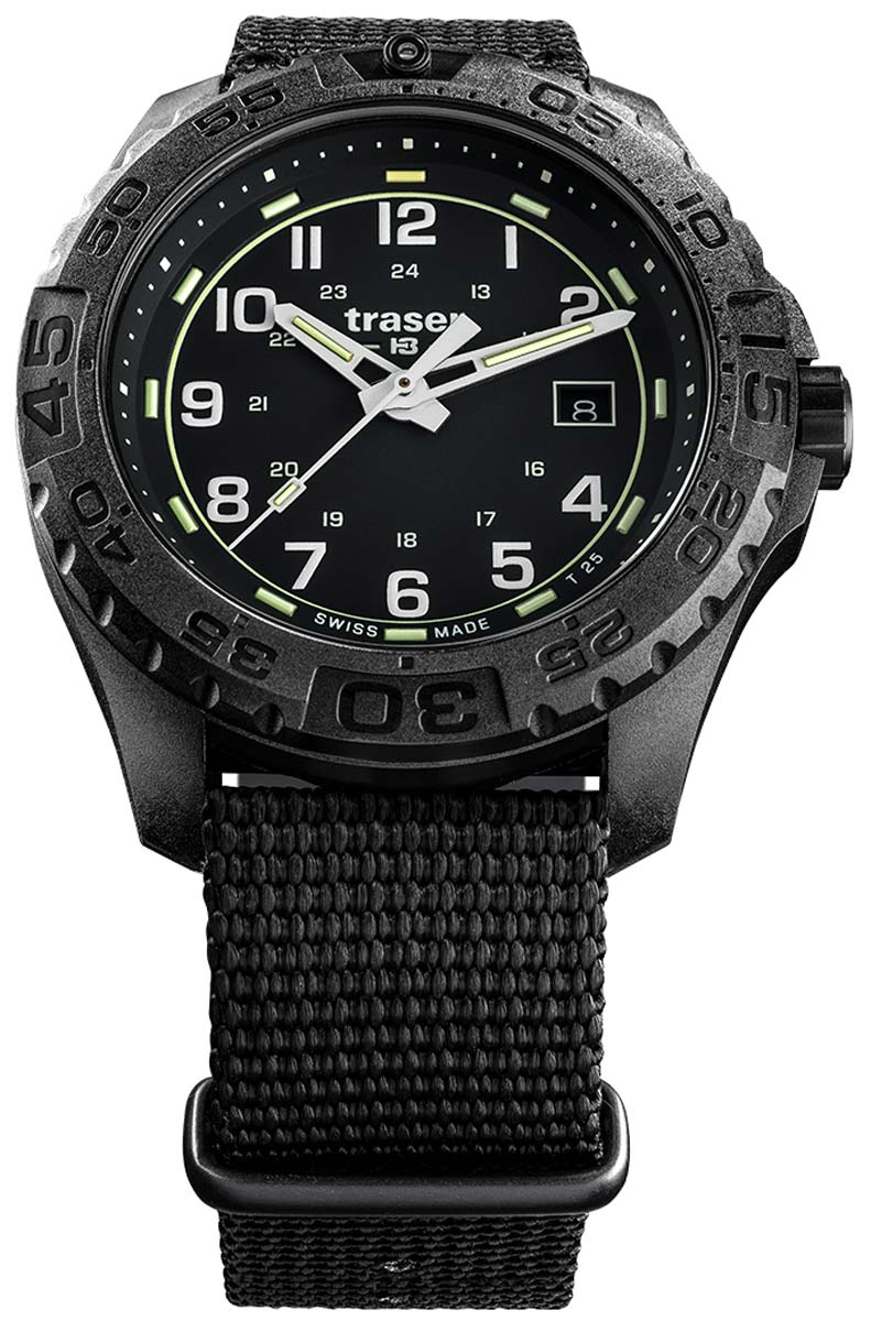 Traser P96 OdP Evolution Black 108673 Herren Uhr • Trigalight Leuchttechnologie • Swiss Made