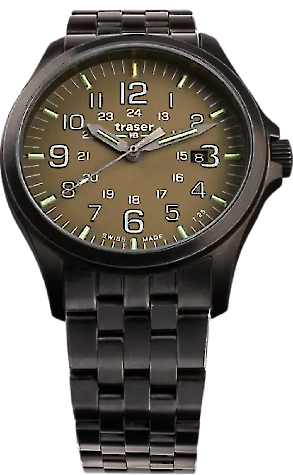 Traser P67 108738 Herrenuhr • Trigalight • Swiss Made