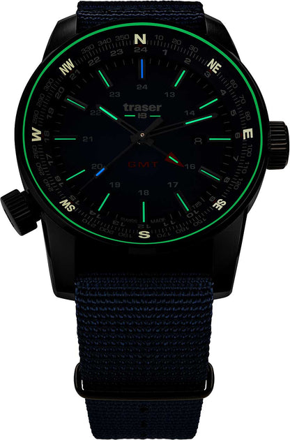 Traser P68 Pathfinder GMT 109034 Uhr • trigalight-Technologie • GMT-Funktion