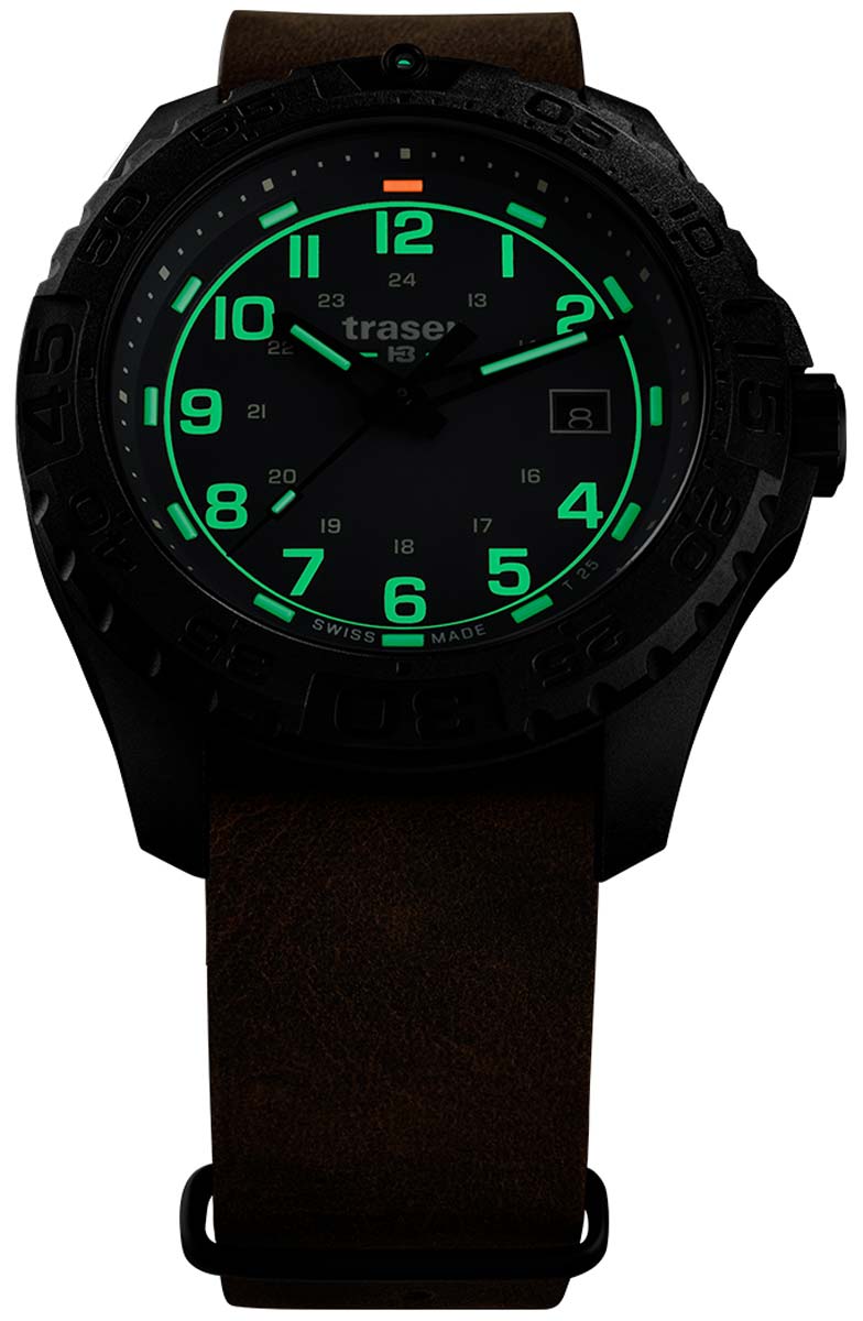 Traser P96 OdP 109038 Herrenuhr • H3-Tritium • Swiss Made
