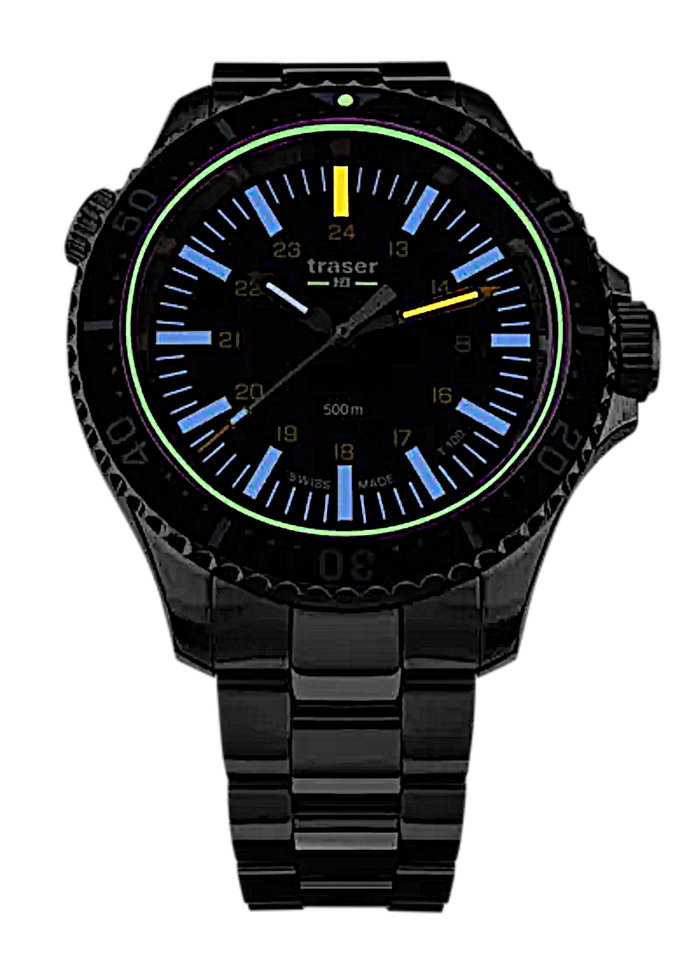 Traser P67 Diver 109370 Herrenuhr • Trigalight T100 • 50 bar wasserdicht