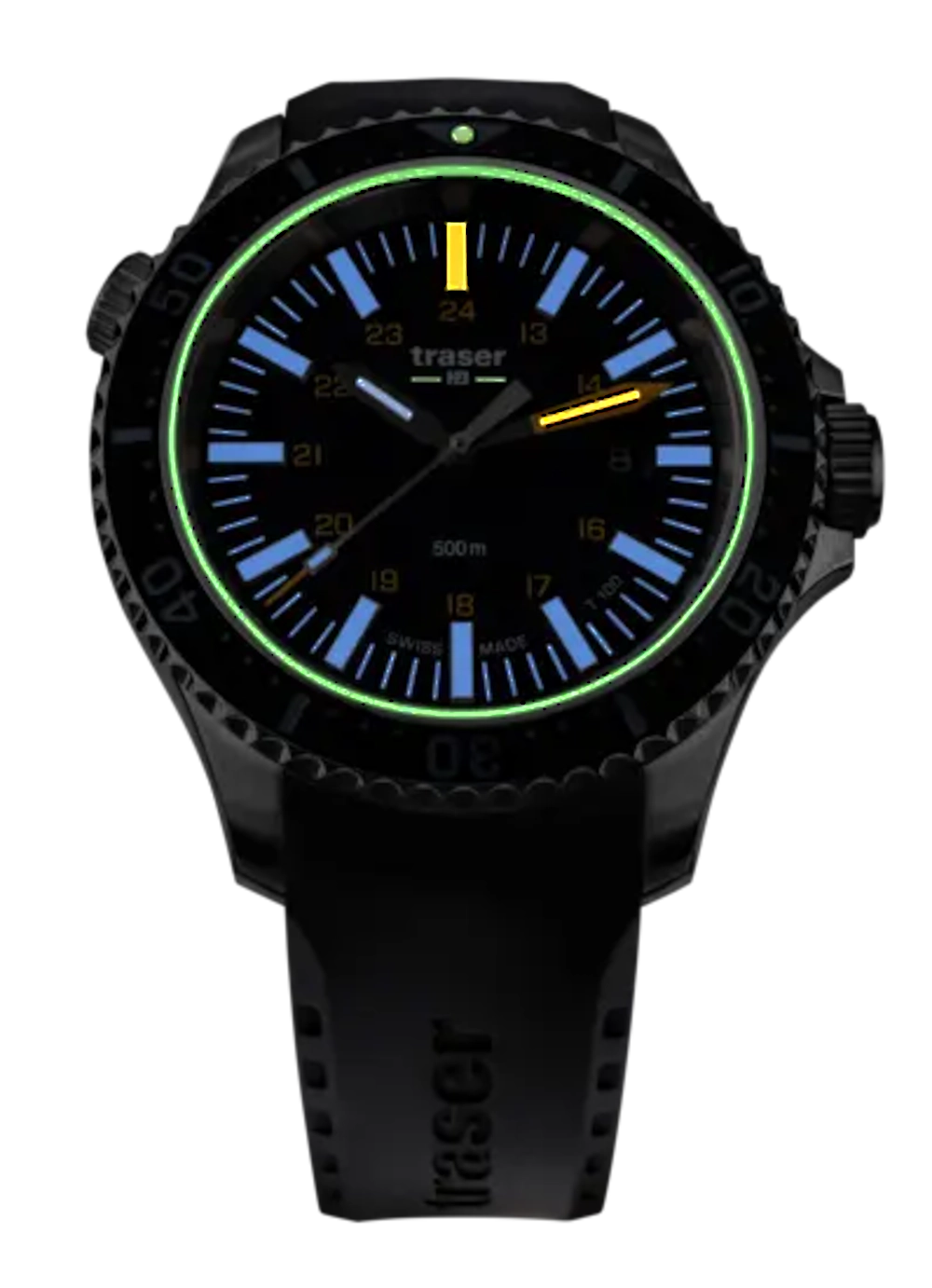Traser P67 Diver 109371 Herrenuhr • T100 Trigalight • 50 bar