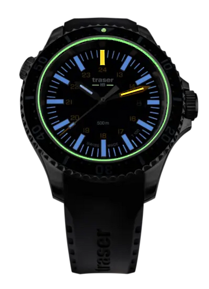 Traser P67 Diver 109371 Herrenuhr • T100 Trigalight • 50 bar