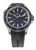 Traser P67 Diver Herrenuhr mit schwarzem Zifferblatt, Stahl-Lünette und schwarzem Gummiarmband