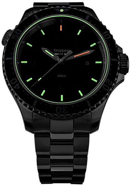 Traser P67 Diver 109376 Herrenuhr • Trigalight H3 • 50 ATM Wasserdicht