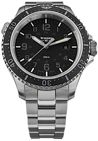 Traser P67 Diver 109376 Herrenuhr • Trigalight H3 • 50 ATM Wasserdicht