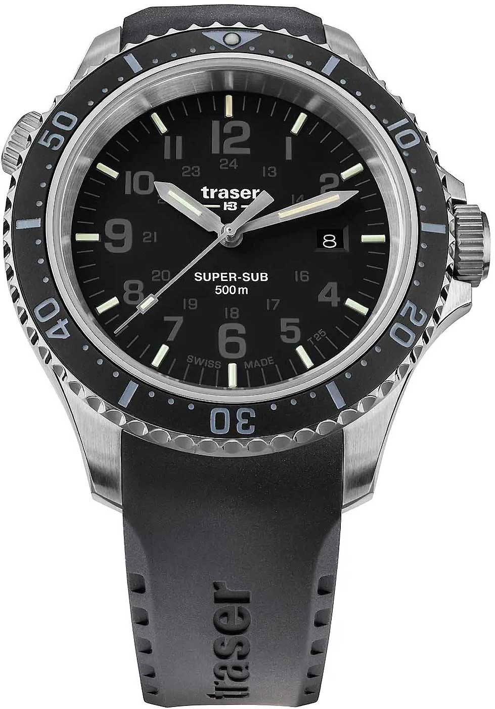 Traser P67 Diver 109377 Men's Watch • trigalight technology • 50 bar water resistant