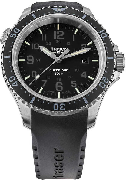 Traser P67 Diver 109377 Men's Watch • trigalight technology • 50 bar water resistant
