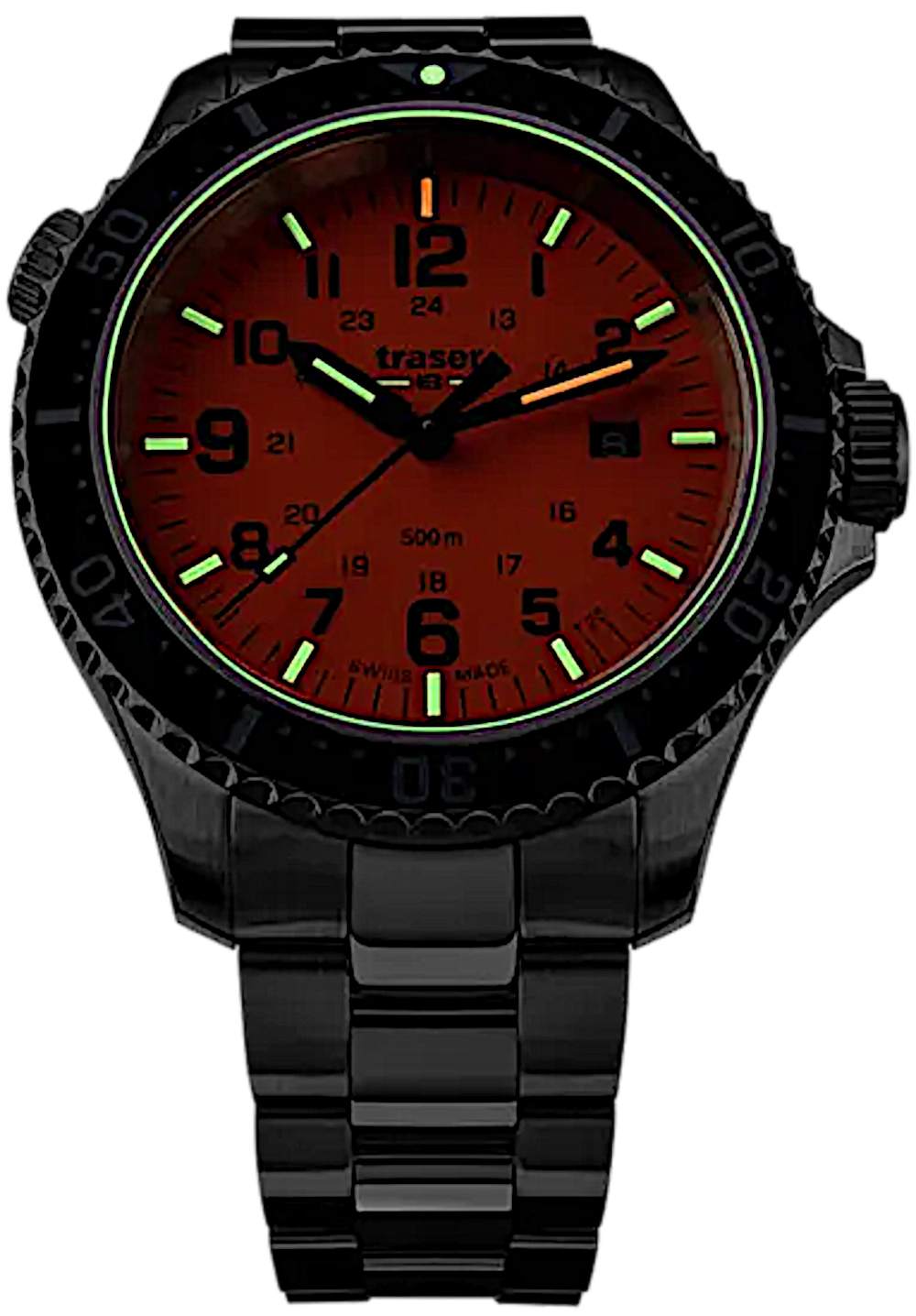 Traser P67 Diver 109379 Herrenuhr • Trigalight H3 • 50 bar