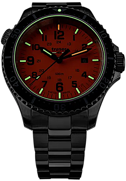 Traser P67 Diver 109379 Herrenuhr • Trigalight H3 • 50 bar