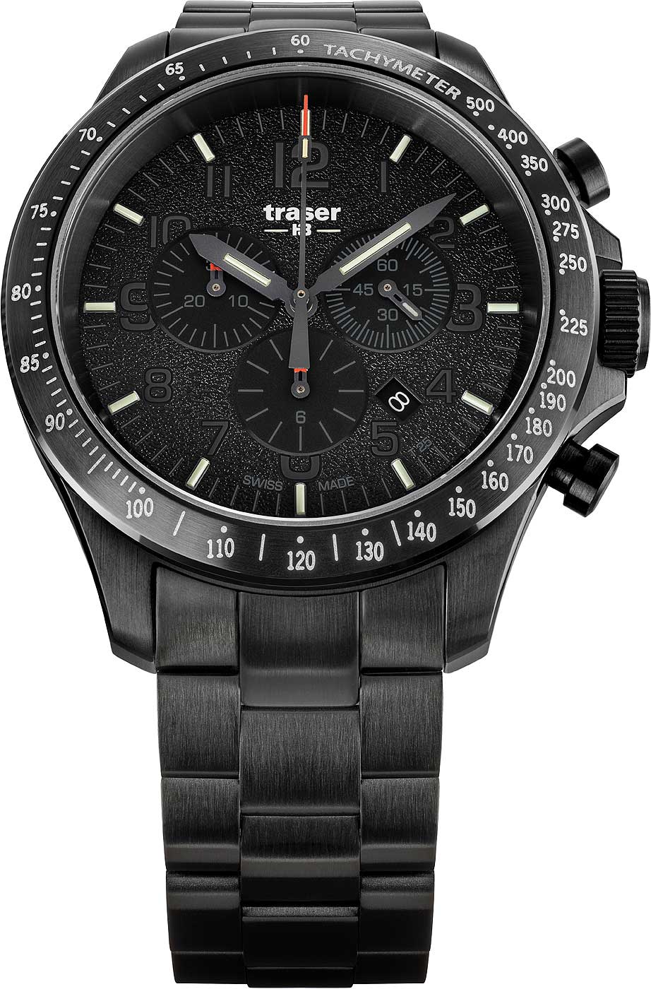 Traser P67 Officer Pro Chronograph 109466 Herren Uhr • Schweizer Quarz-Chronograph • trigalight-Technologie