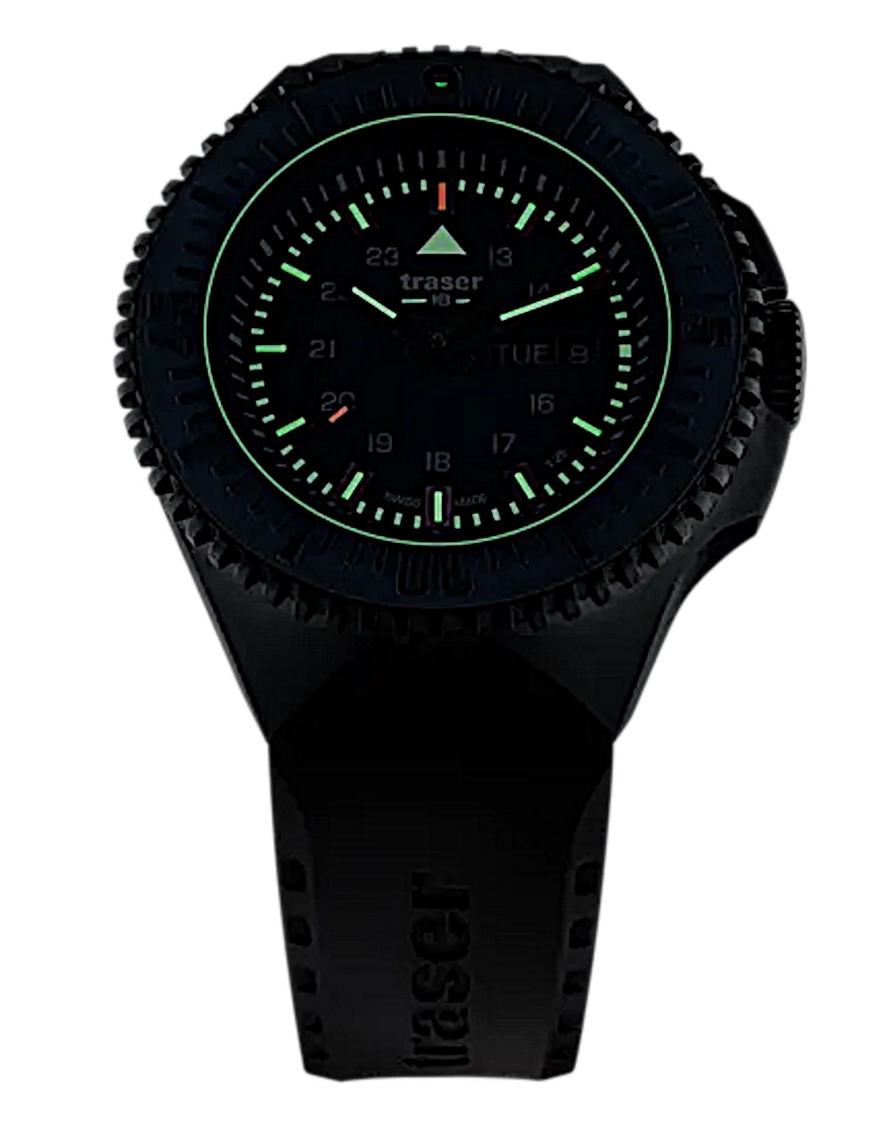 Traser P69 Black Stealth 109857 Herrenuhr • Trigalight H3 • Swiss Made