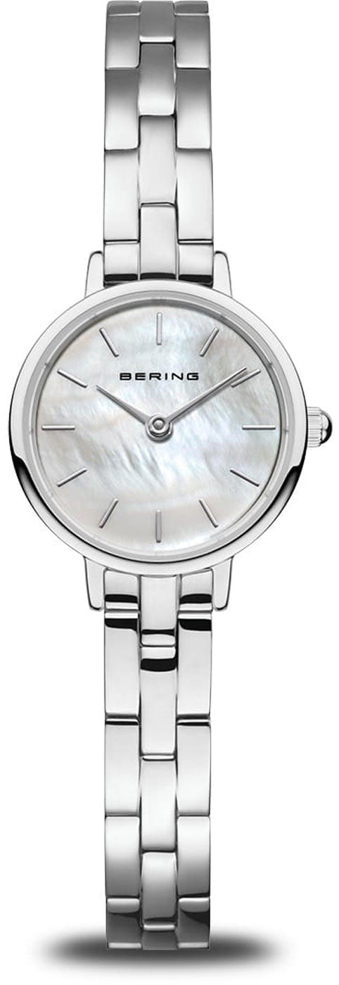 Bering Classic 11022-704 Damenuhr • Kratzfestes Saphirglas • Perlmutt-Zifferblatt