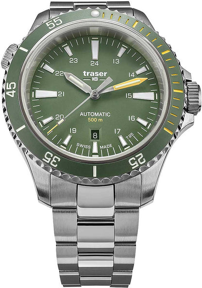 Traser P67 Diver Automatic Green 110328 Men's Watch • Automatic Movement • Sapphire Glass