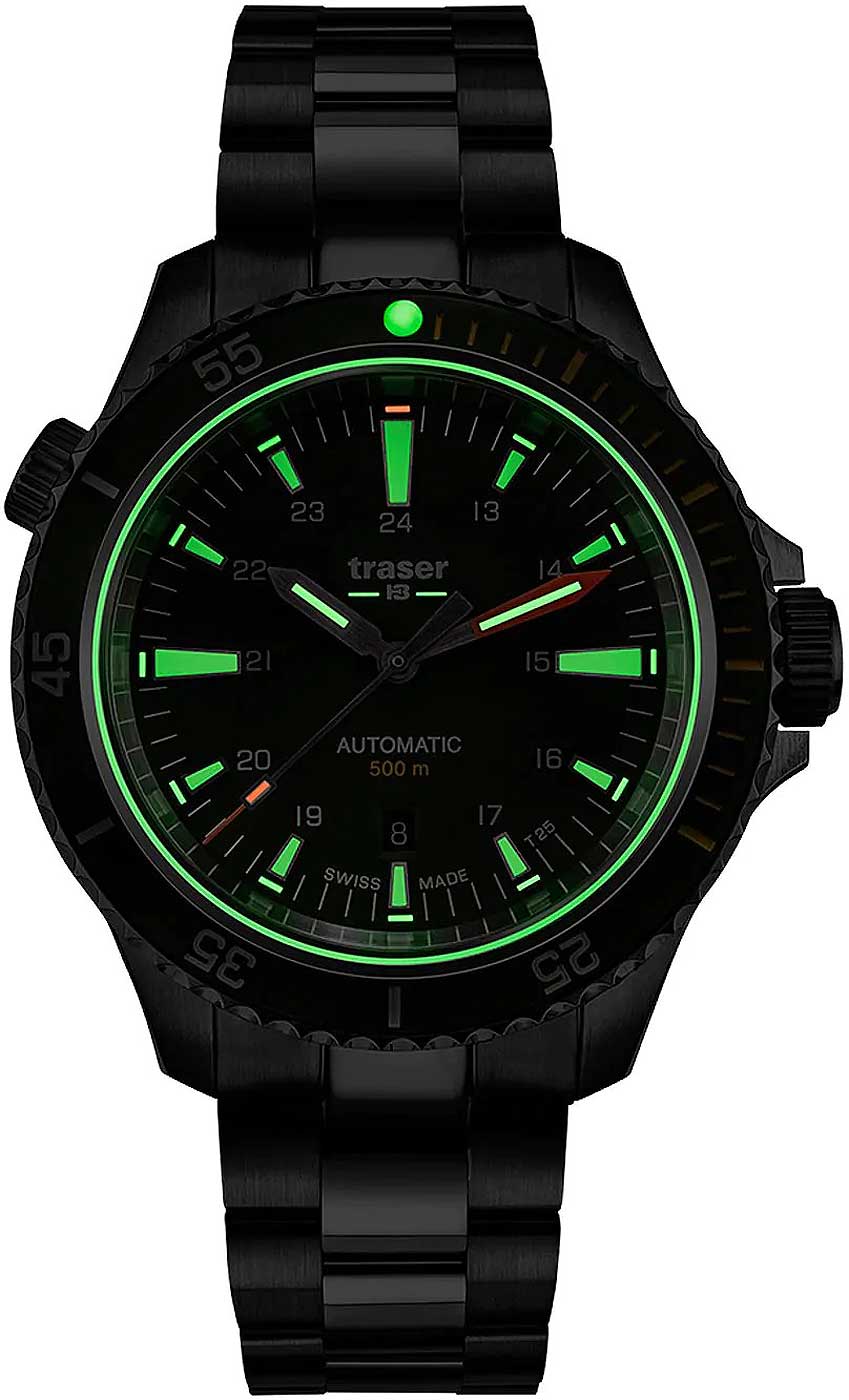 Traser P67 Diver Automatic Green 110328 Men's Watch • Automatic Movement • Sapphire Glass