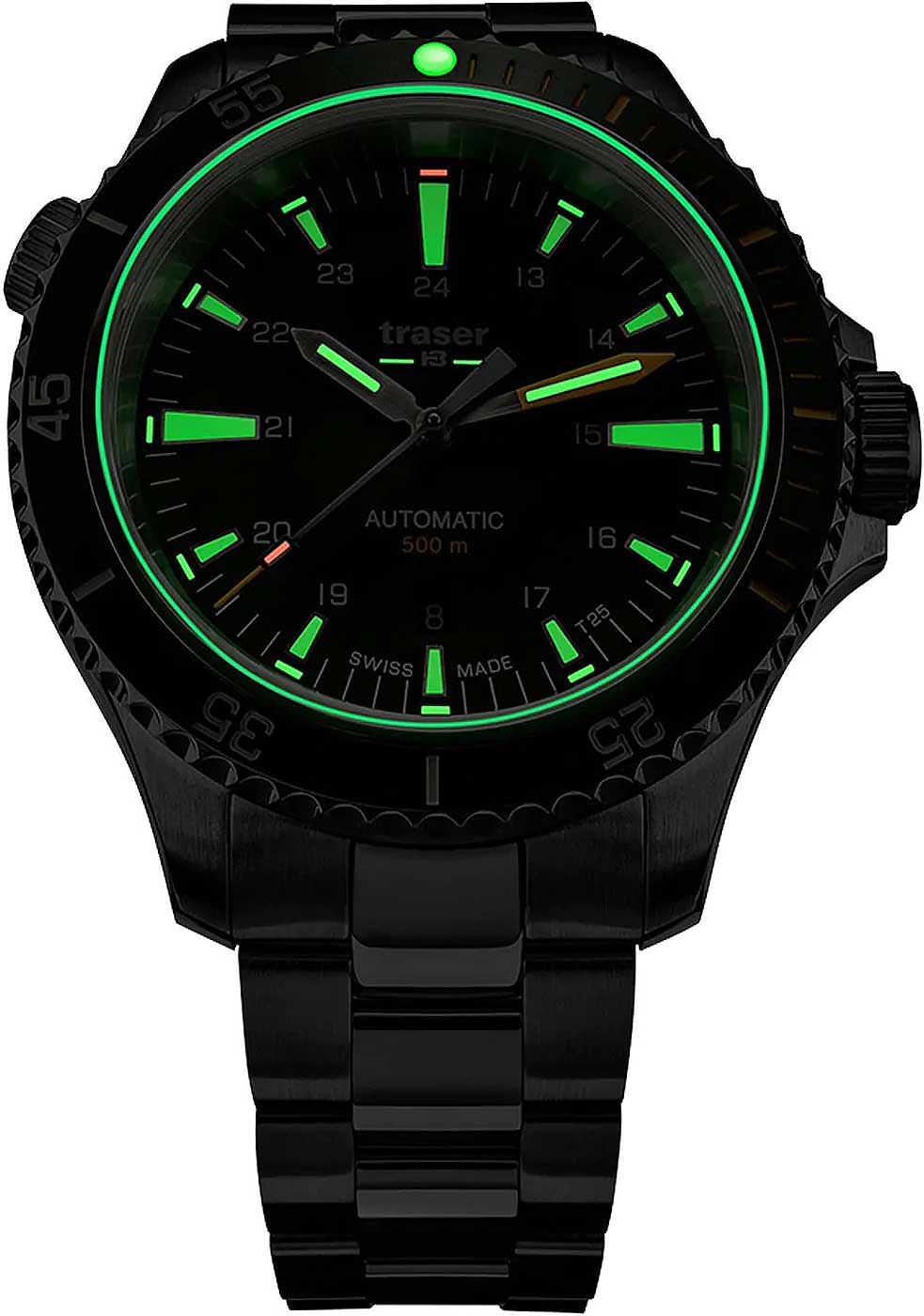 Traser P67 Diver Automatic Green 110328 Men's Watch • Automatic Movement • Sapphire Glass