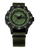 Tacticaluhr Traser P99 Q mit grünem Textilarmband und Leuchtziffern am Zifferblatt