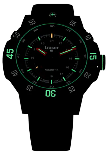 Traser P99 A Tactical Carbon 110961 Men's Watch • Automatic • Trigalight
