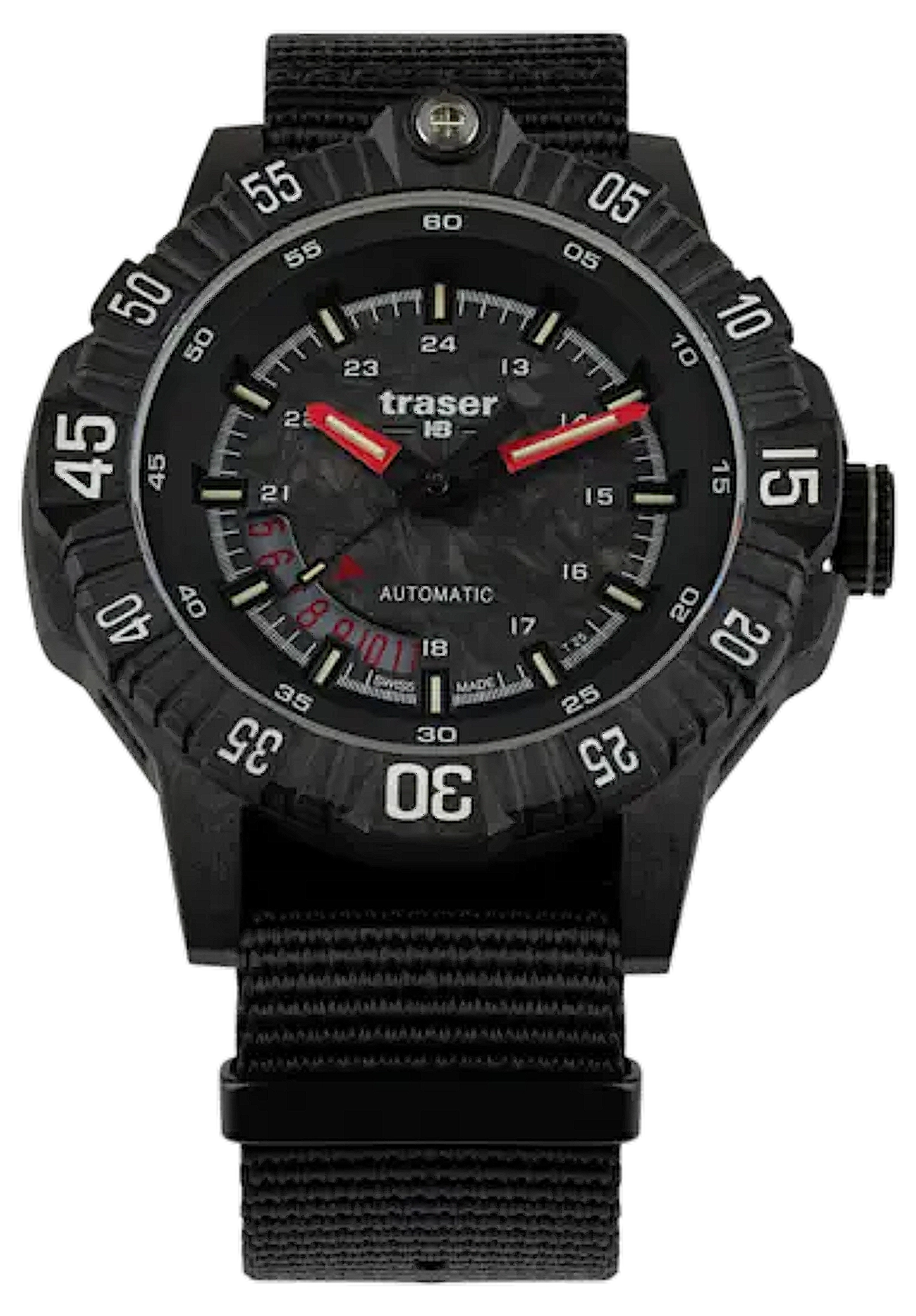 Traser P99 A Tactical Carbon 110960 Herren Uhr • Automatik • Saphirglas • trigalight
