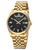 Regent BA-884 Herren Armbanduhr Goldfarben • Mineralglas • Datum & Wochentag