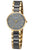 Regent 12211130 Damen-Armbanduhr Goldfarben/Grau • Saphirglas • Keramik-Lünette