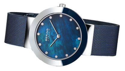 Bering Ceramic 11435-387 Damenuhr • Kratzfestes Saphirglas • High-Tech Keramik