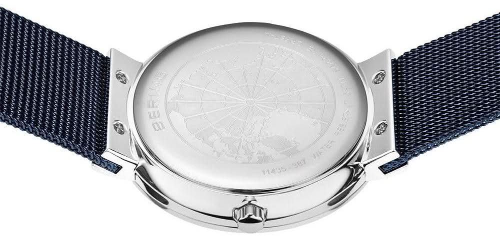 Bering Ceramic 11435-387 Damenuhr • Kratzfestes Saphirglas • High-Tech Keramik