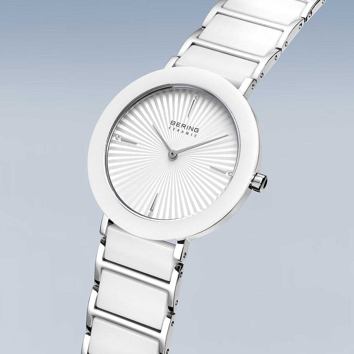 Bering Ceramic 11435-753 Damenuhr • Keramik • Saphirglas
