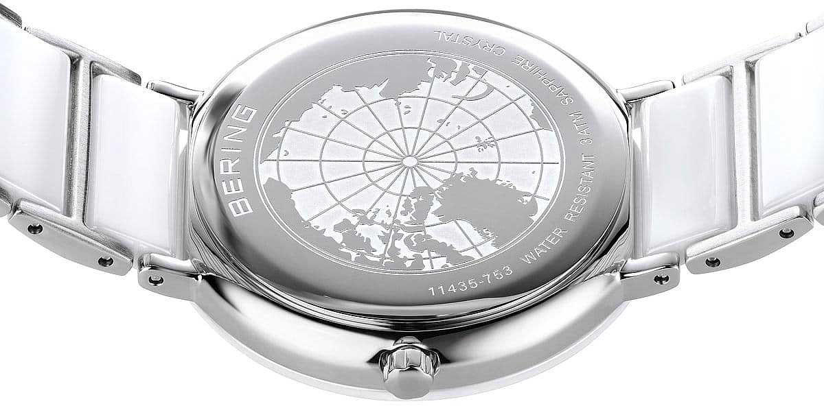 Bering Ceramic 11435-753 Damenuhr • Keramik • Saphirglas