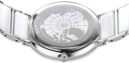 Bering Ceramic 11435-754 Damenuhr • Kratzfestes Saphirglas • High-Tech Keramik