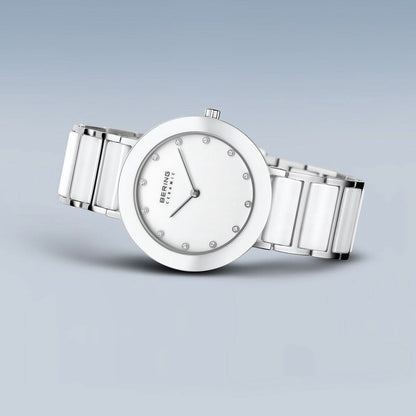 Bering Ceramic 30434-754 Damenuhr • Kratzfestes Saphirglas • High-Tech Keramik