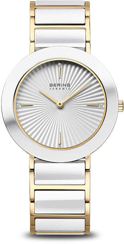 Bering Ceramic 11435-758 Damenuhr • Kratzfestes Saphirglas • High-Tech Keramik