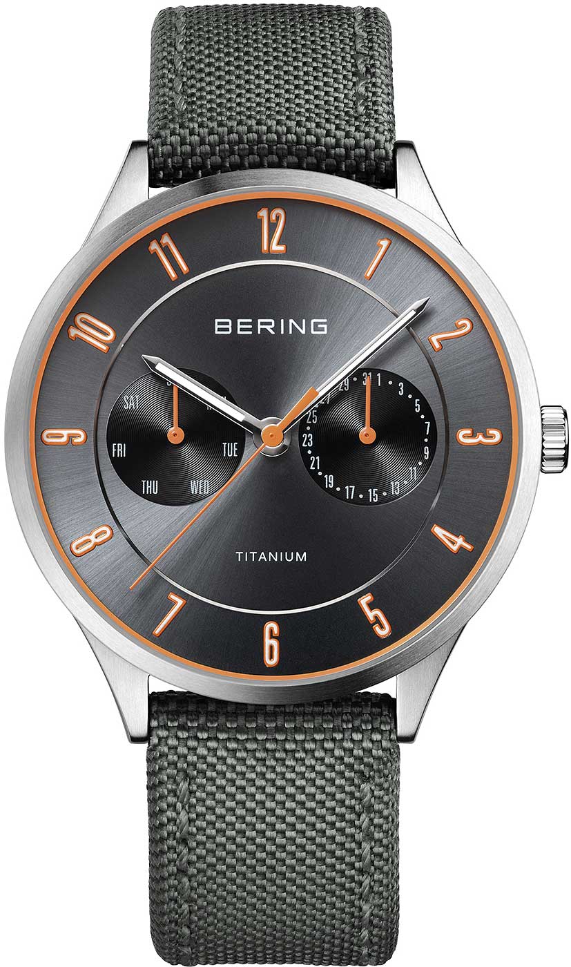Bering Titanium 11539-879 Herrenuhr • Ultraleichtes Titan • Saphirglas